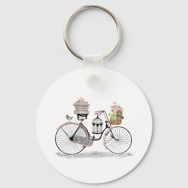 Fantasy push-cykel nyckelring (Framsida)
