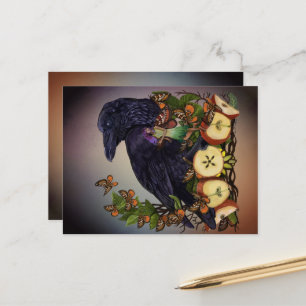 Fantasy Raven Fe Art Vykort