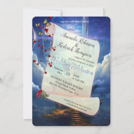 Fantasy Realms of Magic Scenery-design Inbjudningar