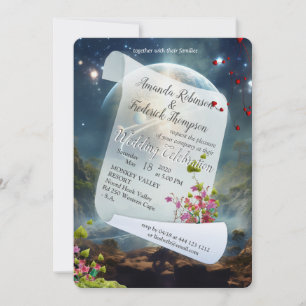 Fantasy Realms of Magic Scenery-design Inbjudningar