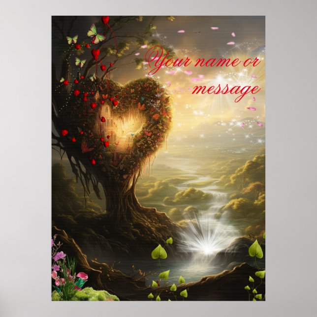 Fantasy Realms of Magic Scenery-design Poster (Framsidan)