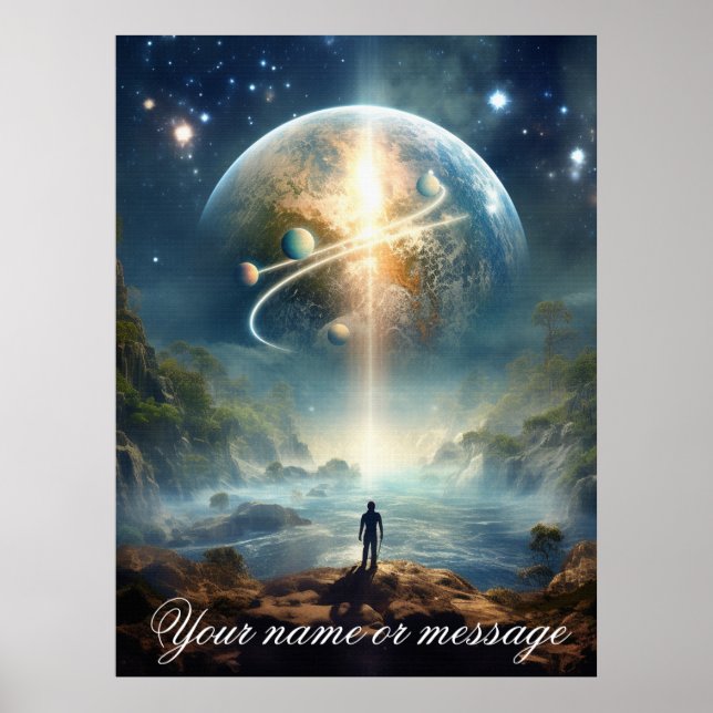 Fantasy Realms of Magic Scenery-design Poster (Framsidan)