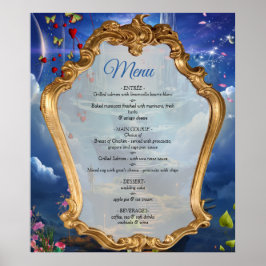 Fantasy Realms of Magic Scenery-design Poster