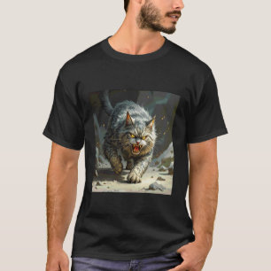 Fantasy Rocks Ilsken Katt T Shirt
