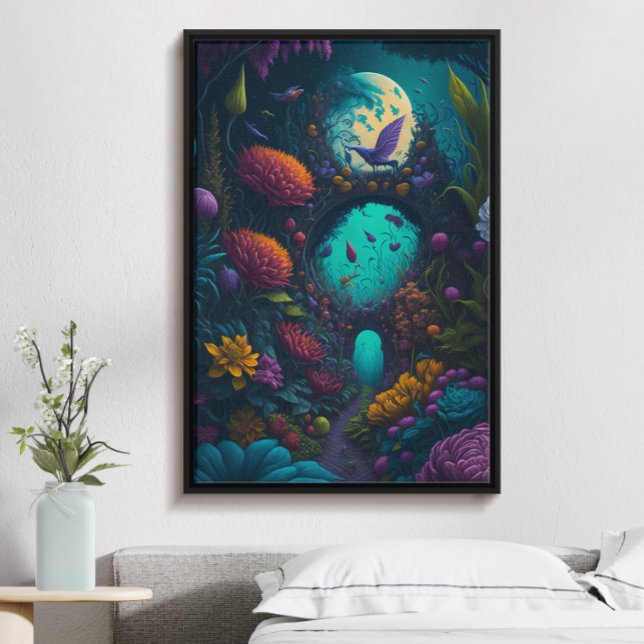 Fantasy-sagoträdgård, vackert trendig poster (Skapare uppladdad)
