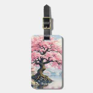 Fantasy Sakura Temples Sjö Bagagebricka