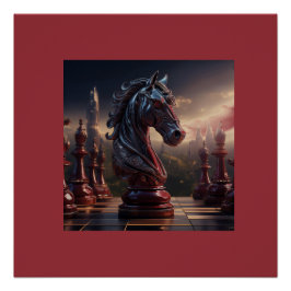 Fantasy Schackscen - Häst Perfect Poster