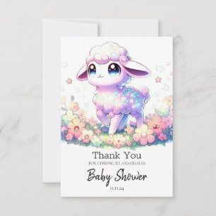 Fantasy Sheep Baby Shower Tack Kort