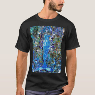Fantasy Sjöjungfru Illusion med vacker färgdesign T Shirt