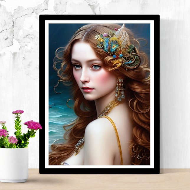 Fantasy Sjöjungfru Princess Poster (Skapare uppladdad)