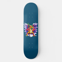 Fantasy Skateboard, färglös Dragon