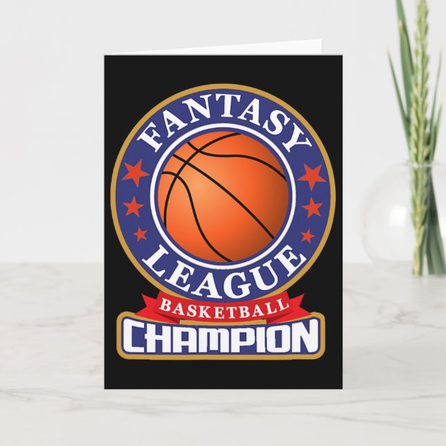 Fantasy Sketll League Mästare Segertrofé  Kort (Framsida)