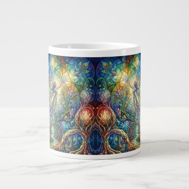 Fantasy Skogskopp Jumbo Mugg (Framsidan)