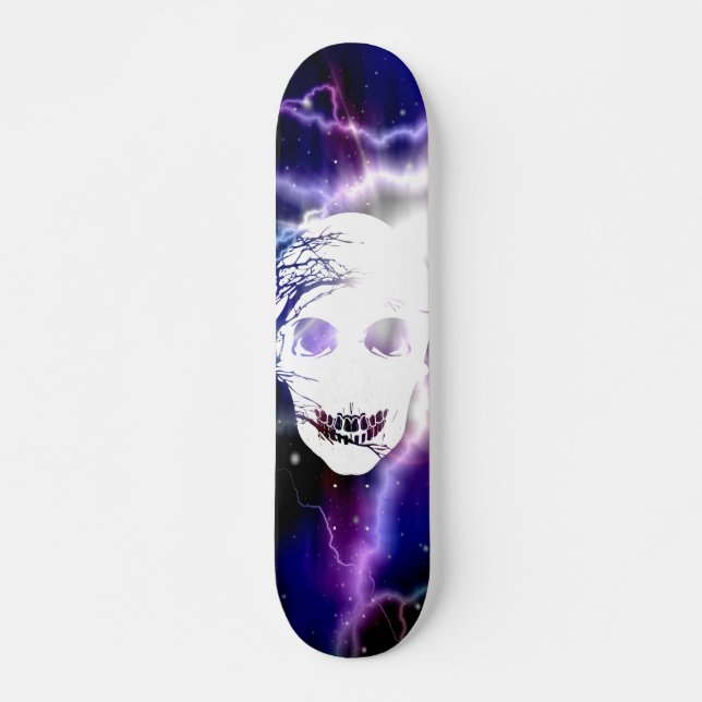 Fantasy Skull Mini Skateboard Bräda 18,5 Cm (Framsida)