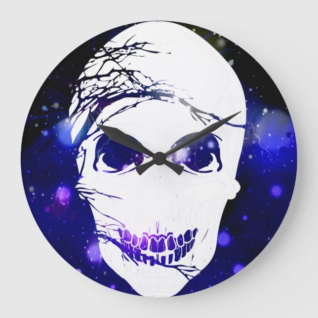 Fantasy Skull Stor Klocka (Framsida)