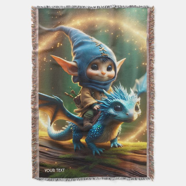 Fantasy Small Flies Cute Creature Filt (Framsidan Vertikal)