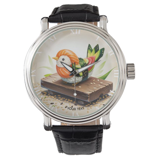 Fantasy Small Sushi Bird Armbandsur (Framsida)