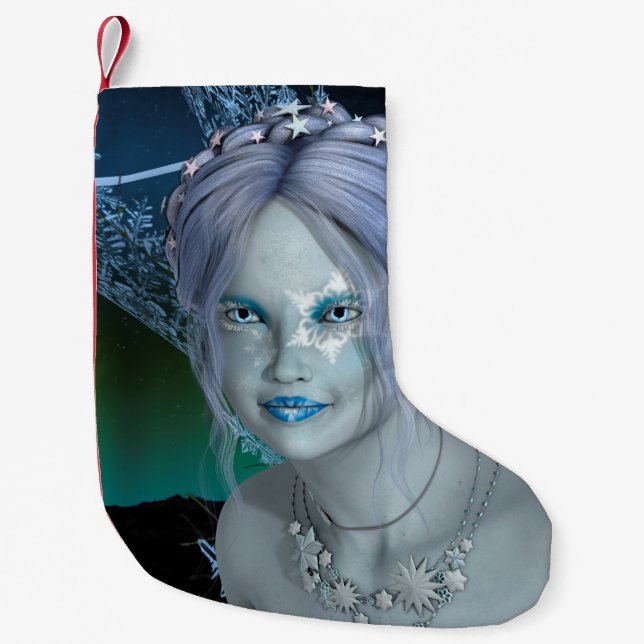 Fantasy Snö Få Liten Julstrumpa (Framsidan)