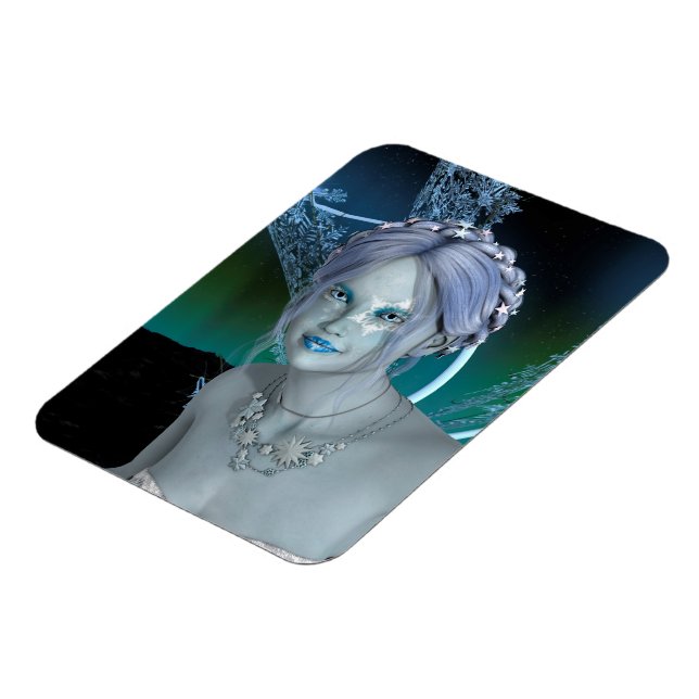 Fantasy Snö Fairy Magnet (Vänstra Sidan)