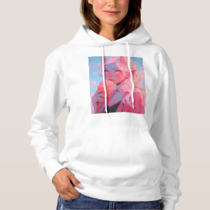 Fantasy Soft Rosa Ice Cream Anime Girl T Shirt