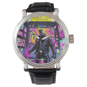 Fantasy Söt Glitch I Galleriet Armbandsur