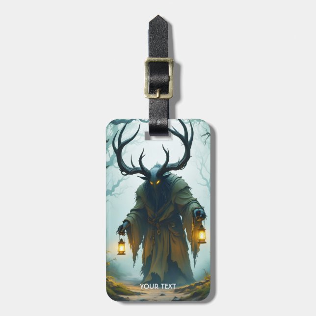 Fantasy Söt Kolossal Skuggig Behemoth Bagagebricka (Vertikal Framsida)