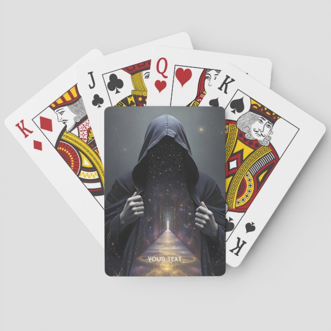Fantasy Söt Oändlig Korridor Kappa Casinokort (Baksidan)
