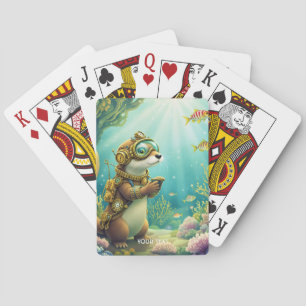 Fantasy Söt utter Steampunk-dräkt Casinokort