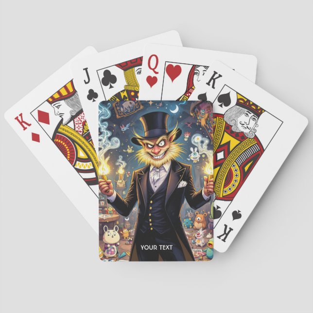 Fantasy Söta Super Skurk Leksaker Casinokort (Baksidan)