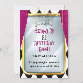 Fantasy Spegel Inbjudningar