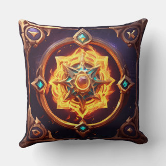 Fantasy Star Emblem Dekorativ kudde - Unik hemdato