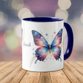 Fantasy Star Swirl Butterfly Mugg