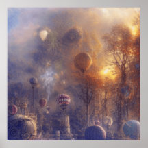 Fantasy Steampunk Vintage Luftballongs