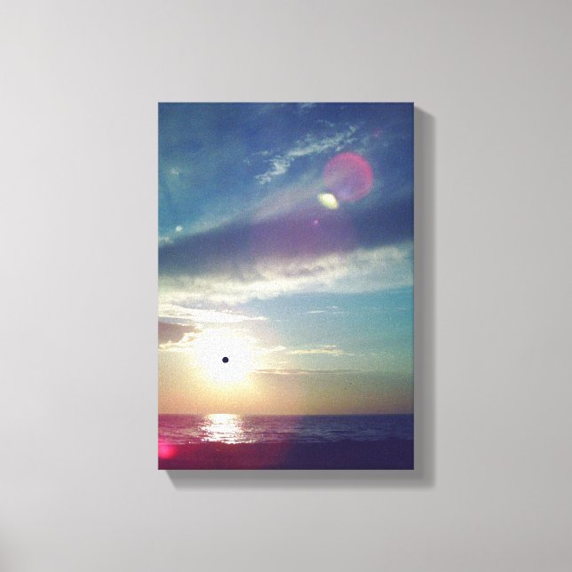 Fantasy Sunset 4 på Canvas (Framsida)