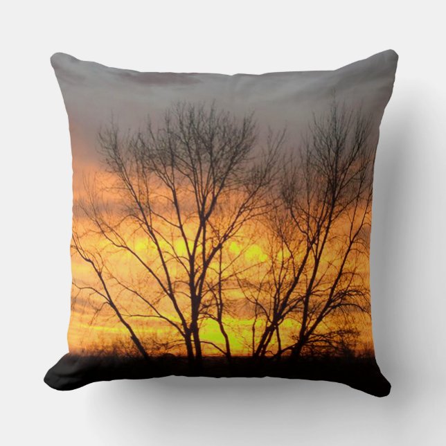 Fantasy Sunset 6 Square Dekorativ kudde (Framsida)