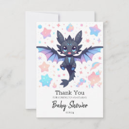 Fantasy Sweet Dragon Baby Shower Tack Kort