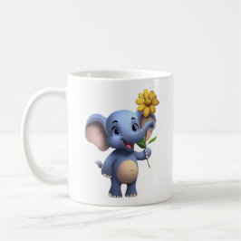 Fantasy Tecknad Elephant Mugg