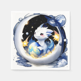 Fantasy-Thated Dragon Baby Shower Pappersservett