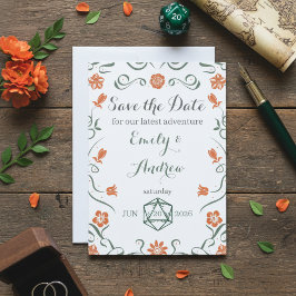 Fantasy Themed Save the date Spara Datumet