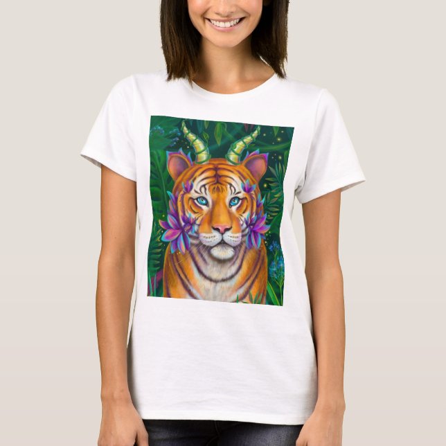 Fantasy Tiger T Shirt (Framsida)