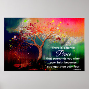 *~* Fantasy Träd AP81 Etheral Glitter Quote Poster