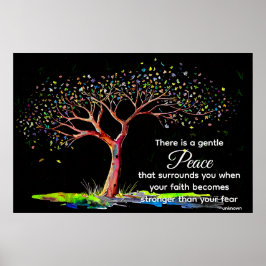 *~* Fantasy Träd AP81 Etheral Quote Black Poster