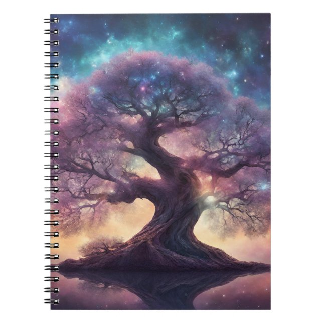 Fantasy Träd Art Anteckningsbok (Framsidan)