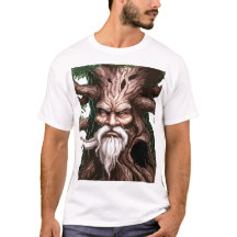 Fantasy Träd designad T-shirt