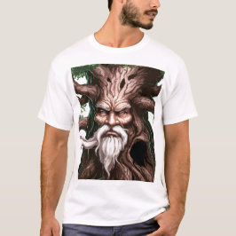 Fantasy Träd designad T-shirt