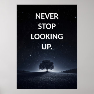 Fantasy Träd Motivative Positive Poster
