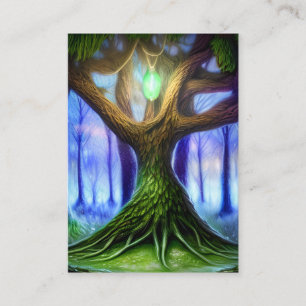 Fantasy Träd Visitkort