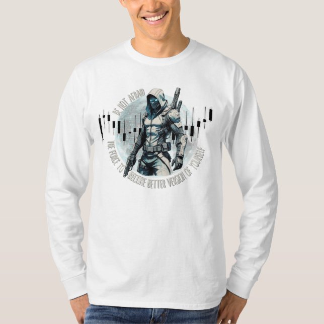 Fantasy trade design | Cyberpunk | Self growth T Shirt (Framsida)
