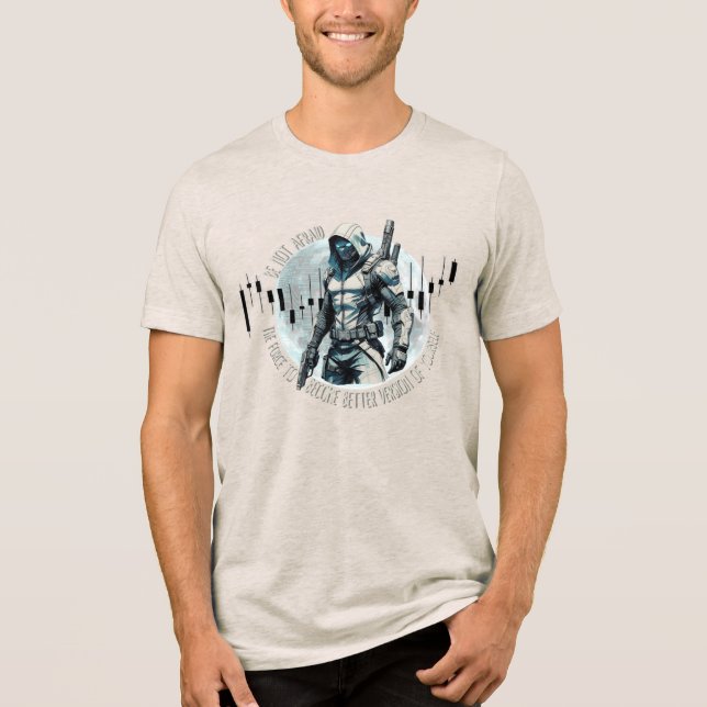 Fantasy trade design | Cyberpunk | Self growth T Shirt (Framsida)