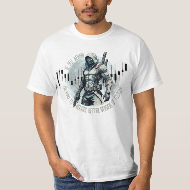 Fantasy trade design | Cyberpunk | Self growth T Shirt (Framsida)